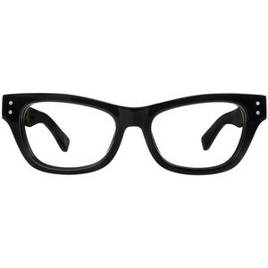 NEW Vint & York KILLA Cat-Eye Rectangular Eyeglasses - Black
